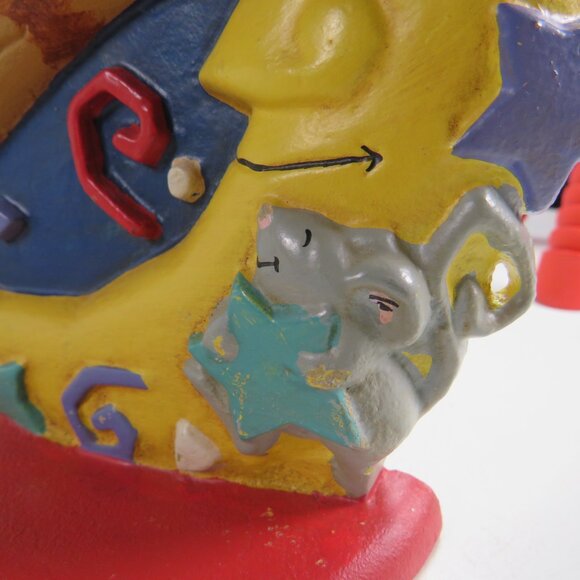 Cat over the Moon CAST IRON Bookends or Doorstop 2pc total 6" tall Primary Color - Picture 6 of 16